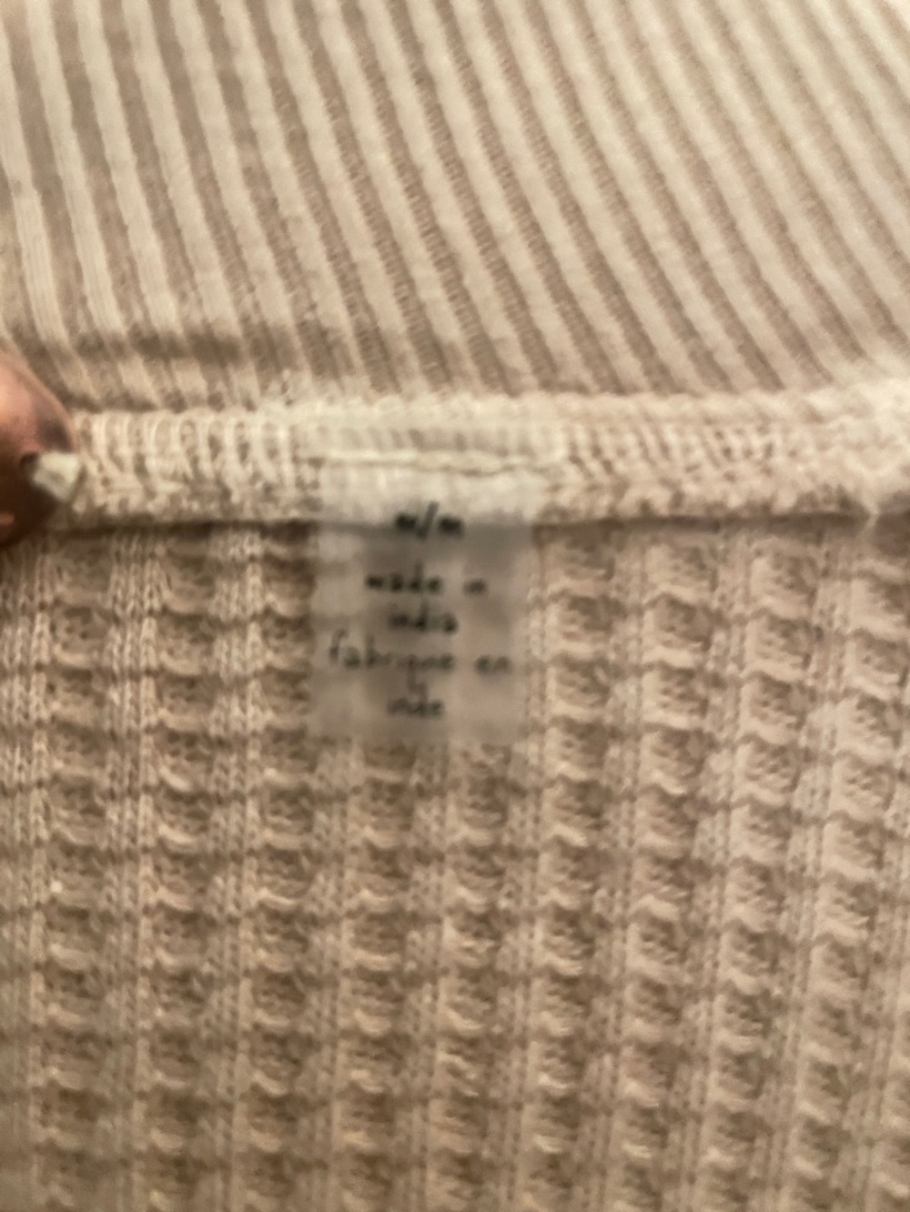 Free people waffle style top size medium - Picture 3 of 3